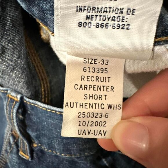 Vintage 90s Tommy Hilfiger Tommy Jeans Recruit Carpenter Baggy Jorts - Picture 6 of 7